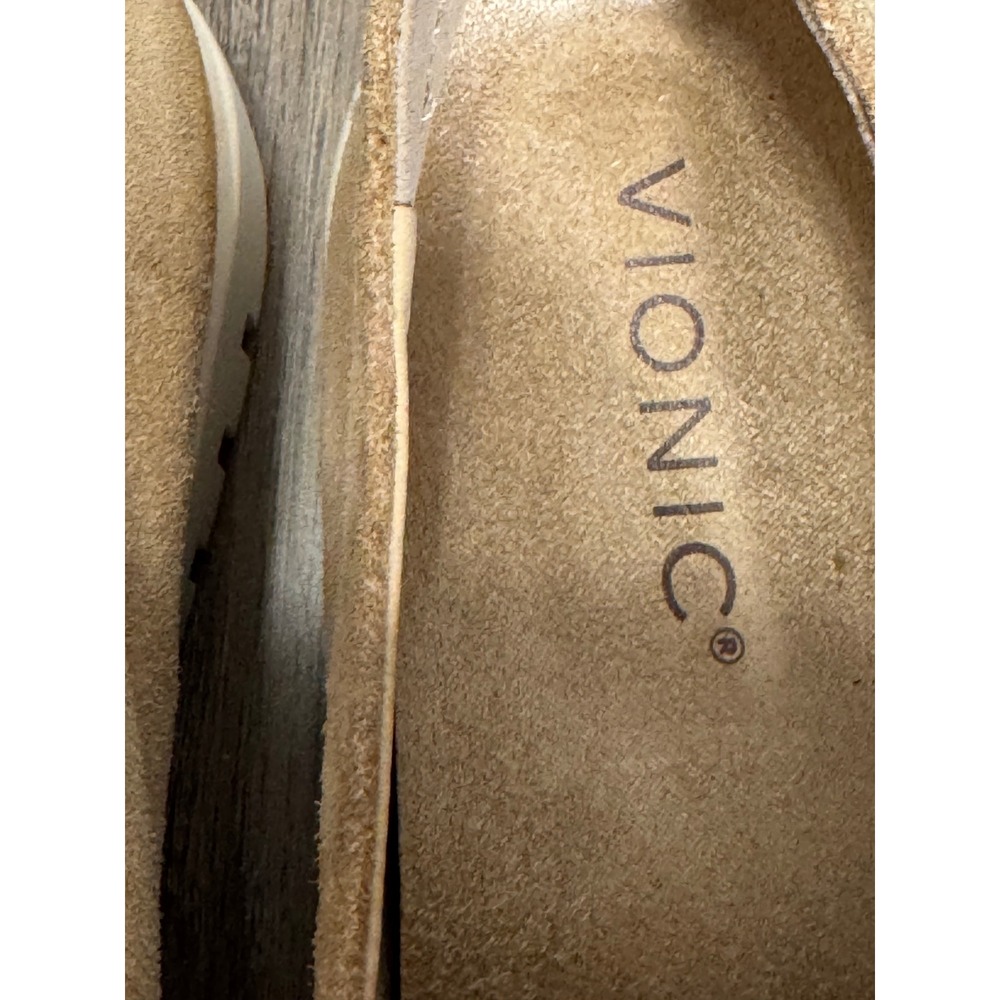 Vionic Tan Suede Loafers - Picture 3 of 12